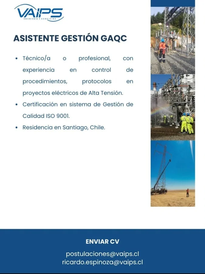 Asistente de Gestión GAQC - imagen 1