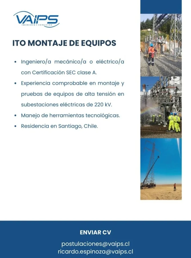ITO Montaje de Equipos - imagen 1
