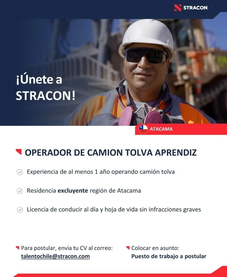Operador de camión tolva aprendiz - imagen 1