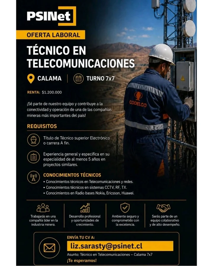 Técnico en Telecomunicaciones - imagen 1