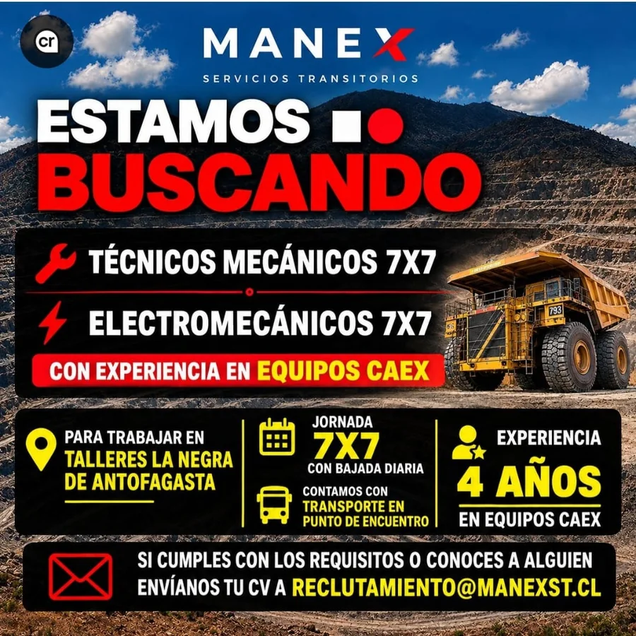 Técnicos Mecánicos y Electromecánicos 7x7 CAEX - imagen 1
