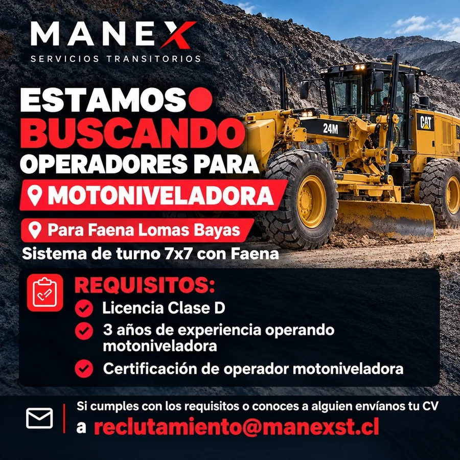 Operador de Motoniveladora - imagen 1