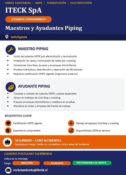 Maestros y Ayudantes Piping - imagen 1