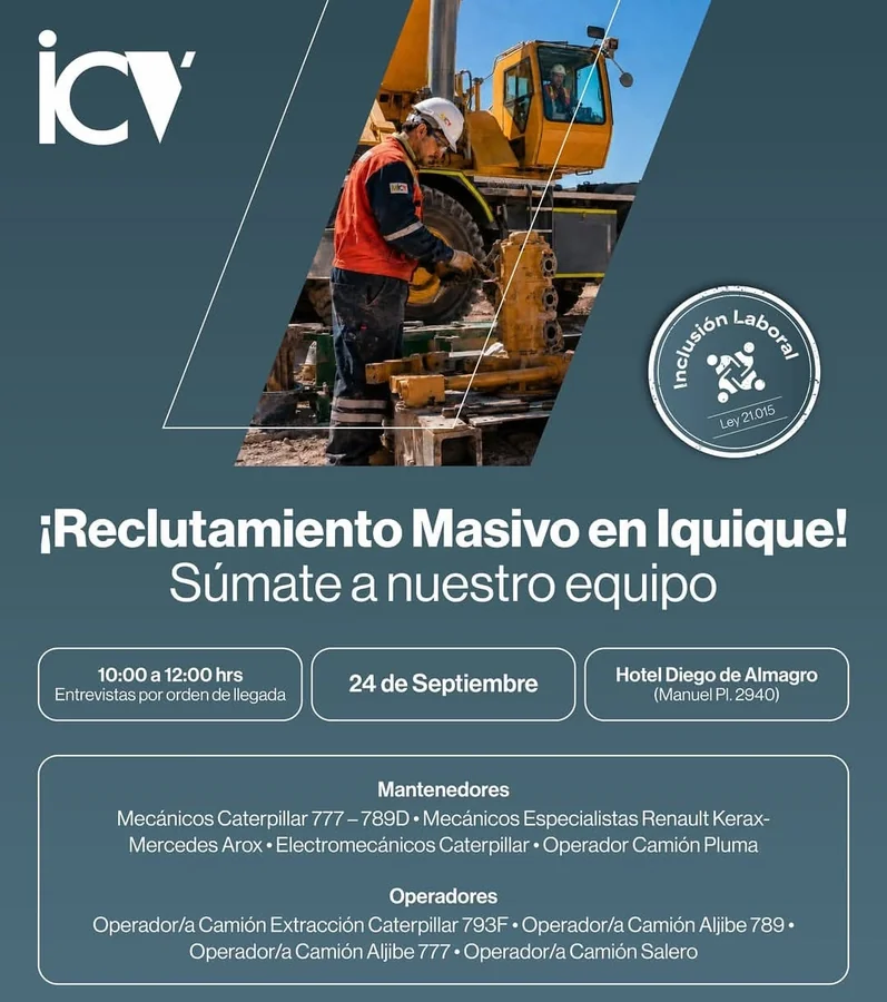 Reclutamiento Masivo: Mantenedores y Operadores - imagen 1