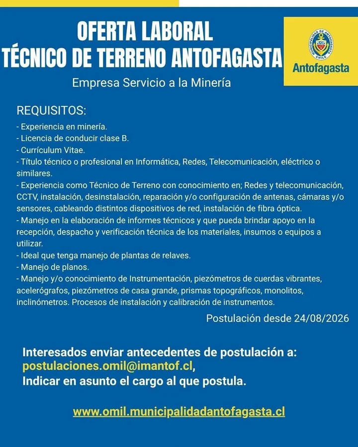 Técnico de Terreno - imagen 1
