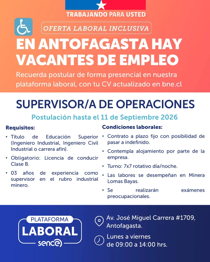 Supervisor/a de Operaciones - imagen 1