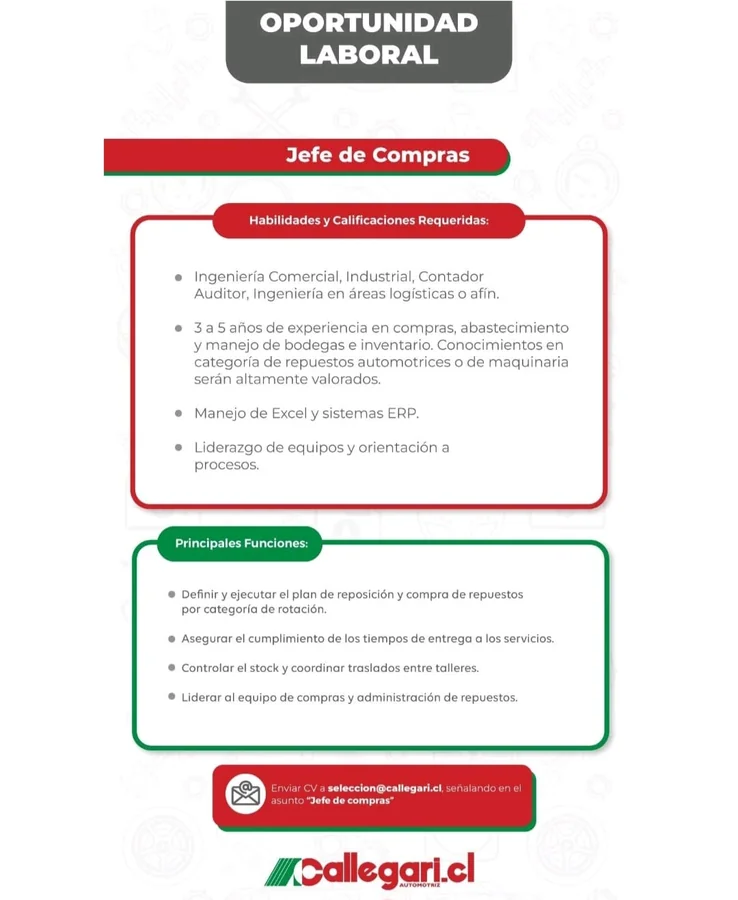 Jefe de Compras - imagen 1