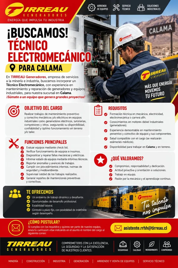 Técnico Electromecánico - imagen 1