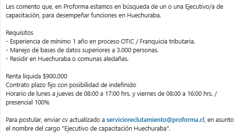 Ejecutivo de capacitación - imagen 1