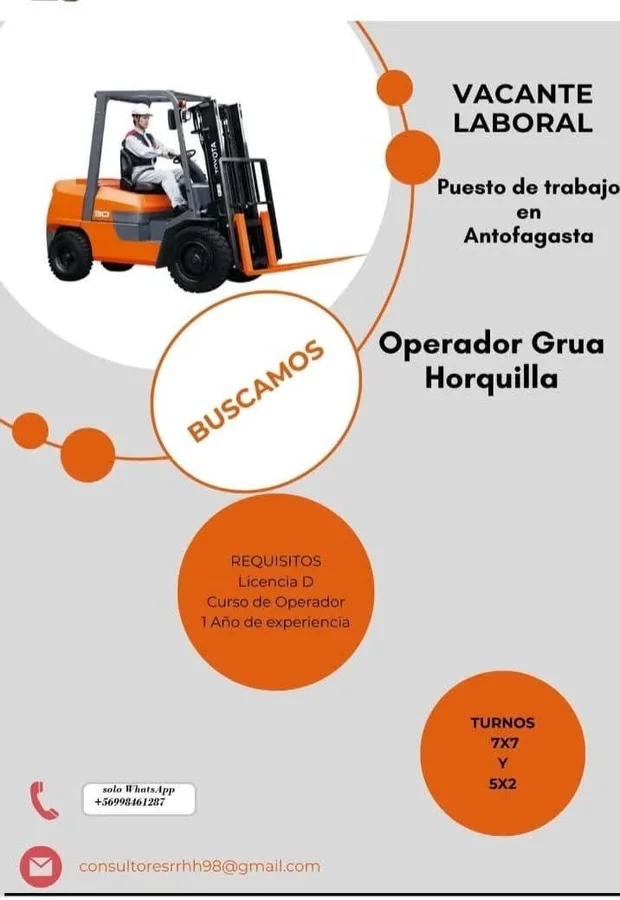 Operador de Grúa Horquilla - imagen 1