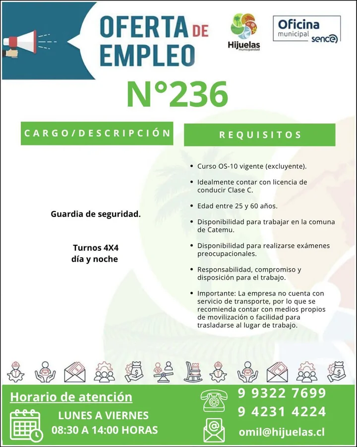 Guardia de Seguridad 4x4 Catemu - imagen 1