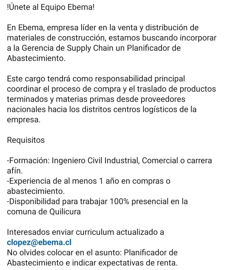 Planificador de Abastecimiento - imagen 1