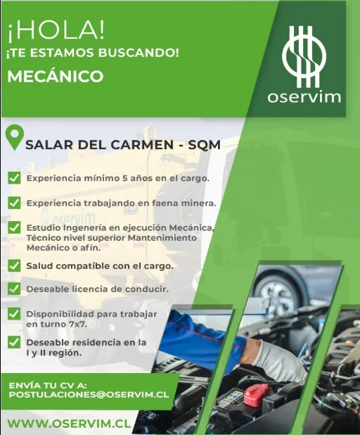 Mecánico de Mantenimiento - imagen 1