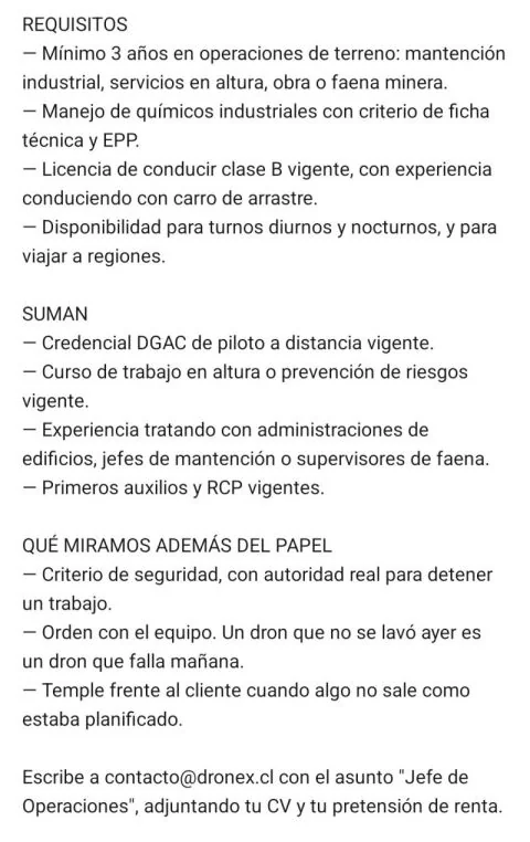 Jefe de Operaciones - imagen 1