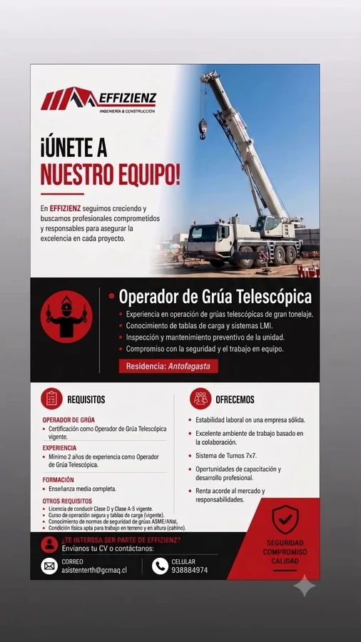 Operador de Grúa Telescópica - imagen 1