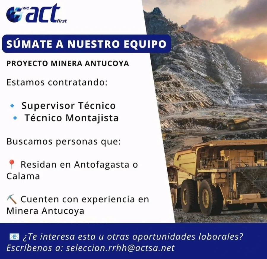 Supervisor Técnico y Técnico Montajista - imagen 1