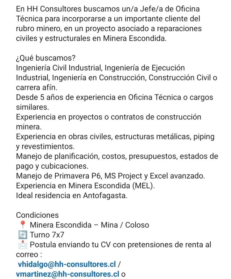 Jefe de Oficina Técnica - imagen 1
