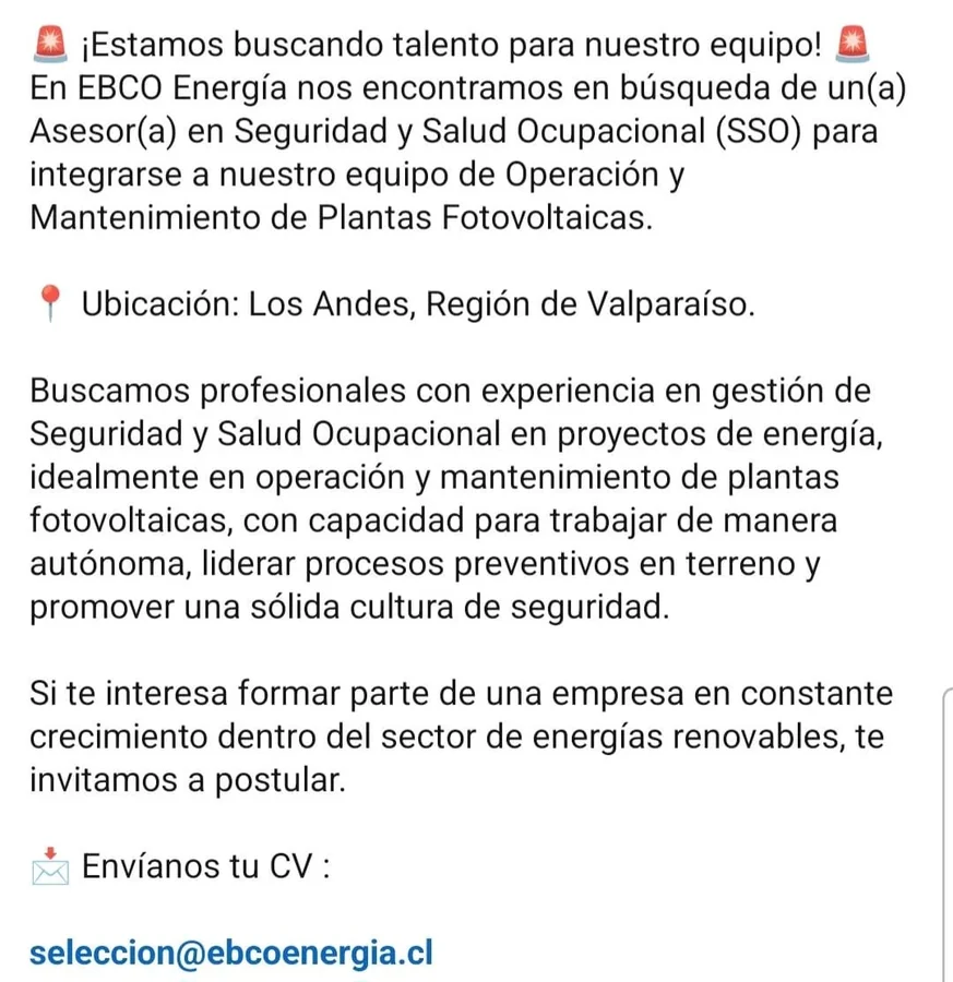 Asesor de Seguridad y Salud Ocupacional - imagen 1