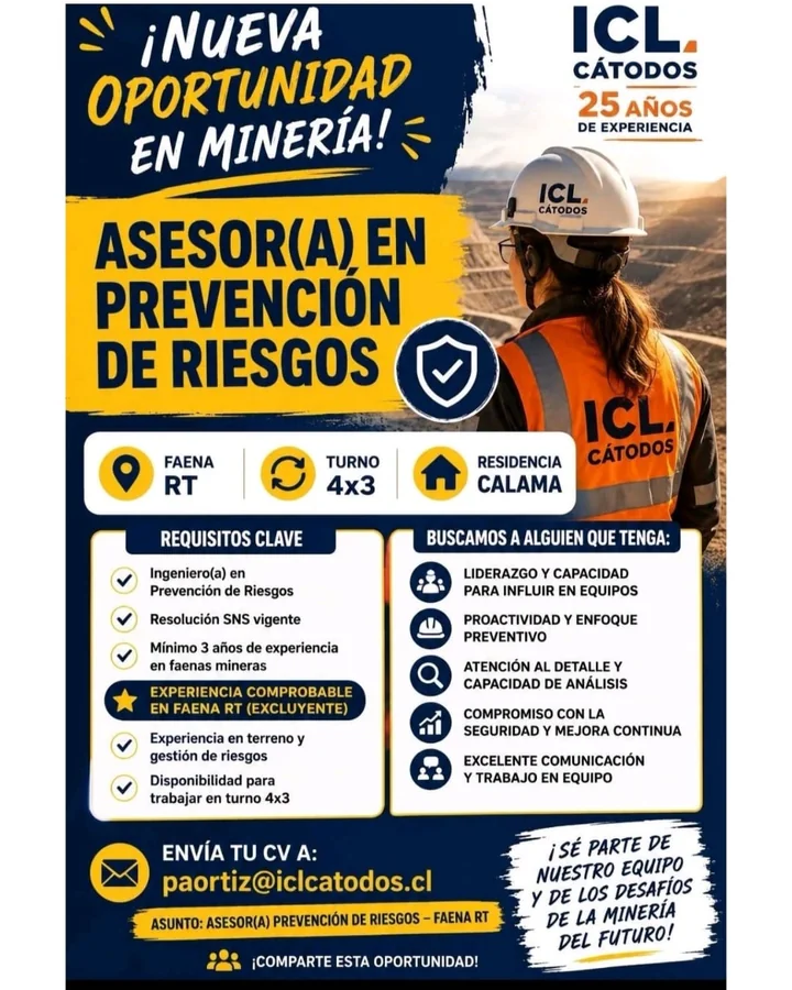 Asesor(a) en Prevención de Riesgos - imagen 1
