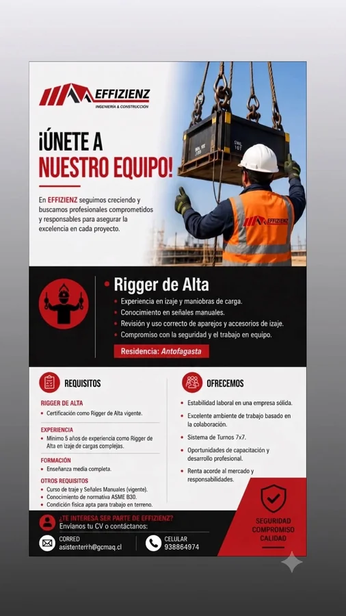 Rigger de Alta - imagen 1