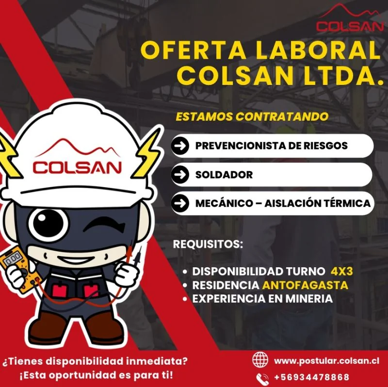 Prevencionista de Riesgos, Soldador y Mecánico - imagen 1