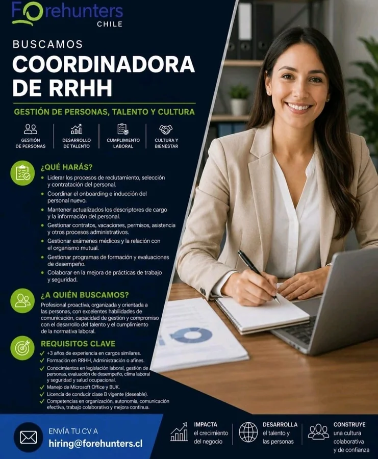 Coordinadora de RRHH - imagen 1