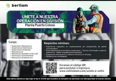 Supervisores, Mecánicos y Eléctricos de Planta - imagen 1