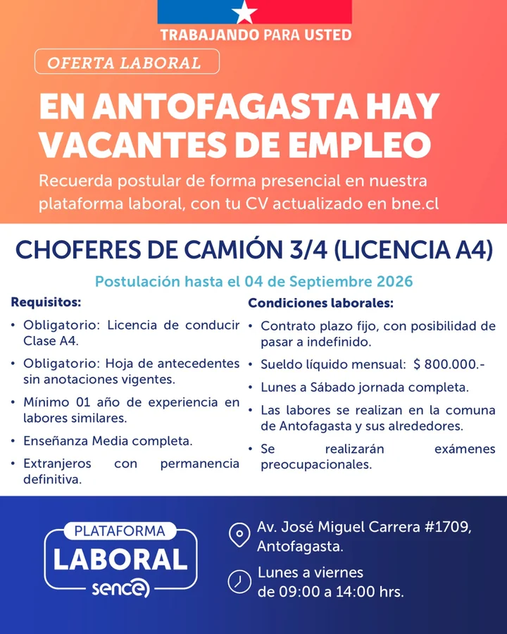 Choferes de camión 3/4 (Licencia A4) - imagen 1