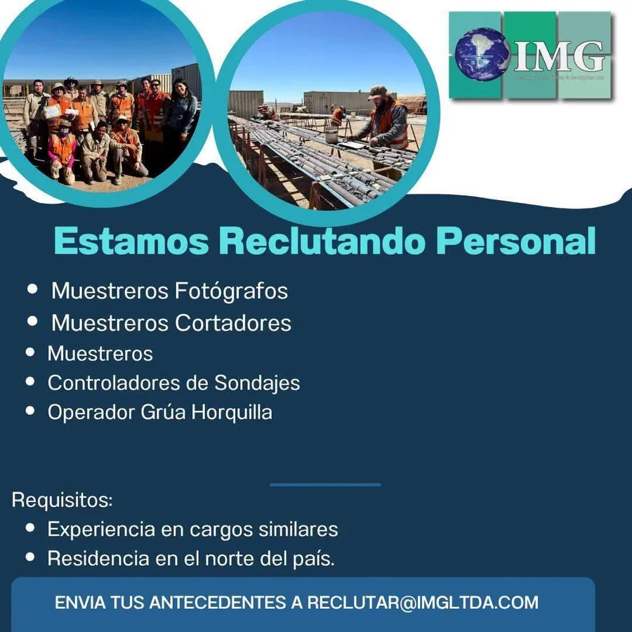 Muestreros, Controladores de Sondajes y Operadores - imagen 1