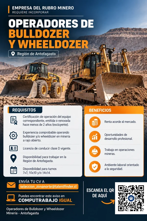 Operadores de Bulldozer y Wheeldozer - imagen 1