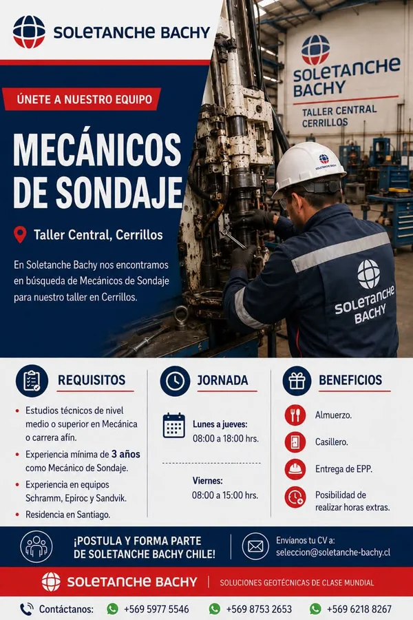 Mecánico de Sondaje - imagen 1