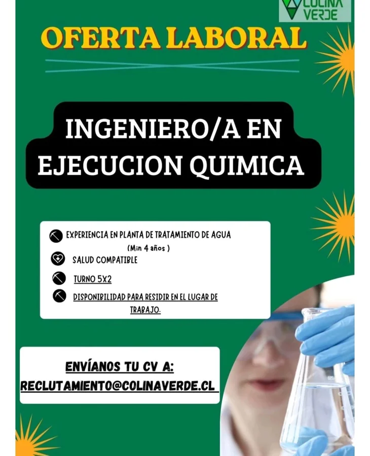 Ingeniero/a en Ejecución Química - imagen 1