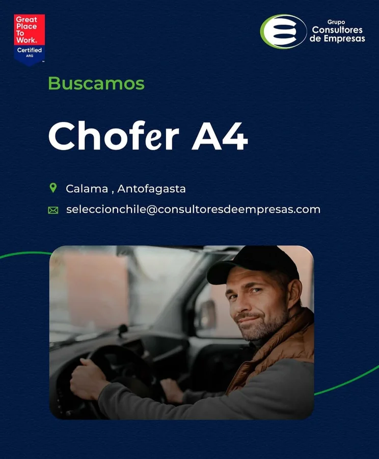 Chofer A4 - imagen 1