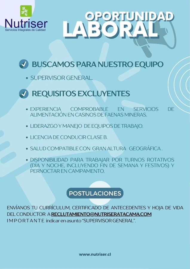 Supervisor General - imagen 1
