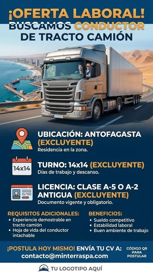 Conductor de Tracto Camión - imagen 1