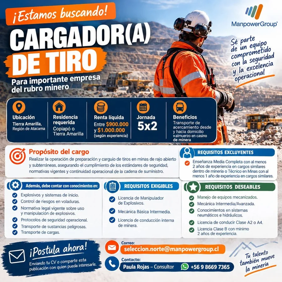 Cargador(a) de Tiro - imagen 1