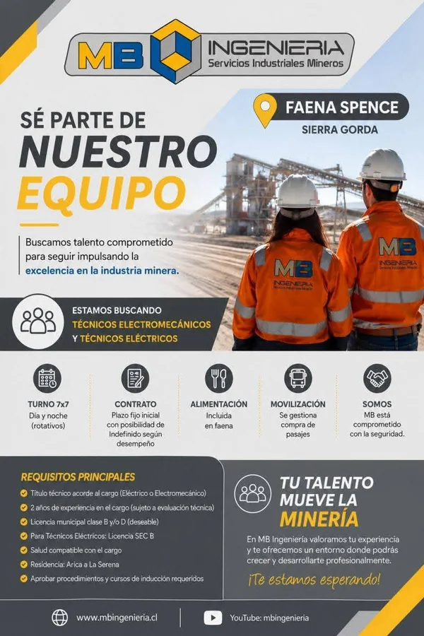 Técnicos Electromecánicos y Eléctricos - imagen 1