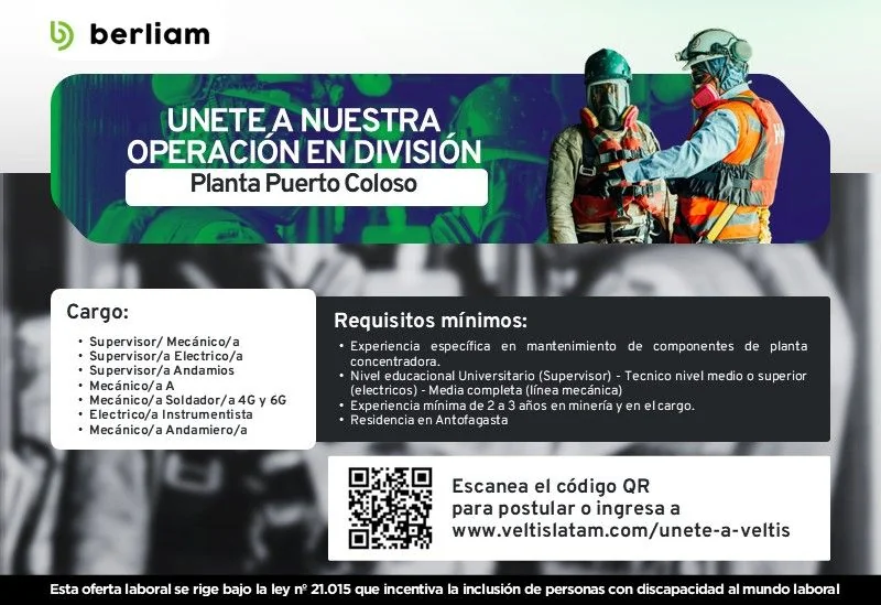 Supervisores y Mecánicos para Operación Minera - imagen 1