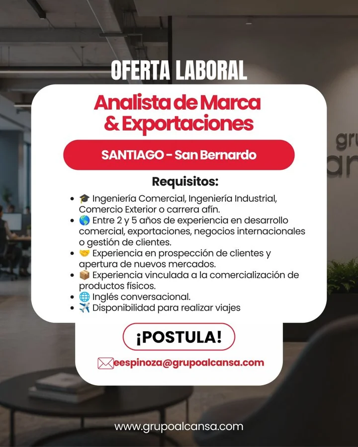 Analista de Marca & Exportaciones - imagen 1