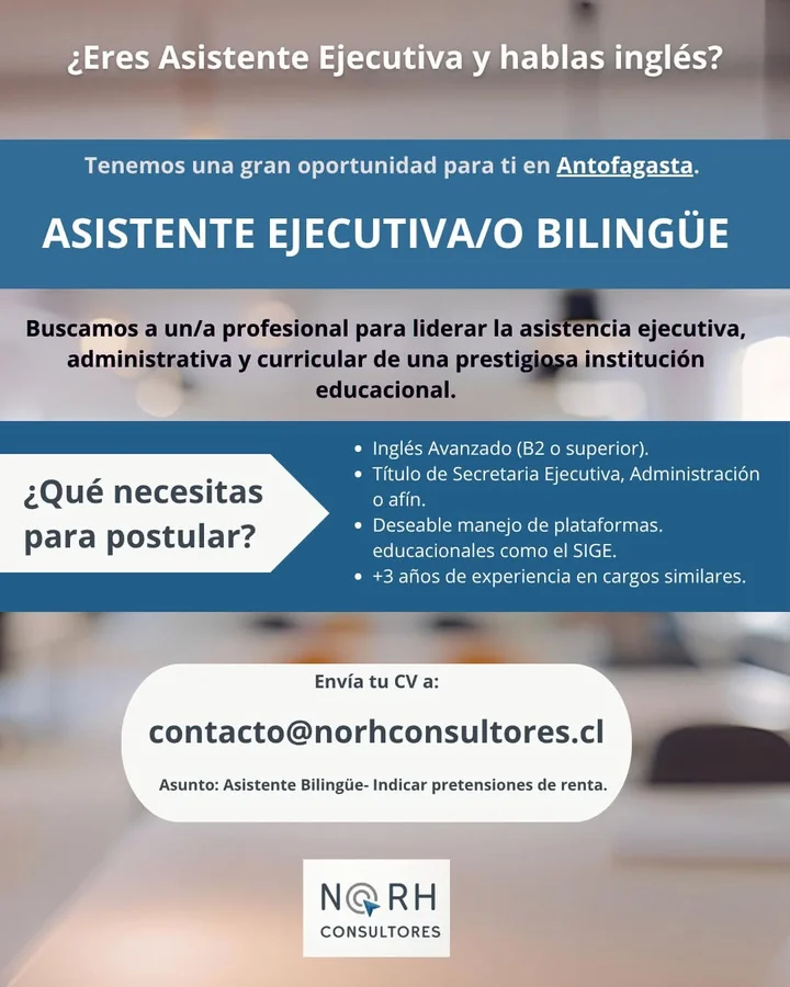 Asistente Ejecutiva/o Bilingüe - imagen 1