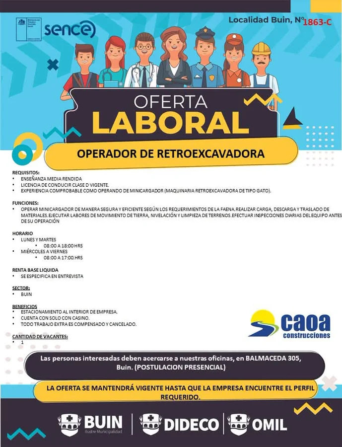 Operador de Retroexcavadora - imagen 1