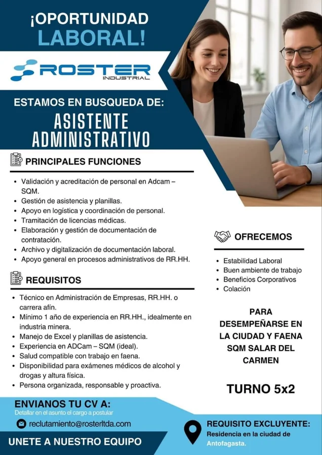 Asistente Administrativo - imagen 1