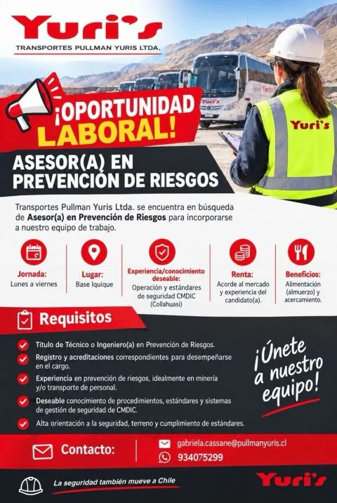 Asesor(a) en Prevención de Riesgos - imagen 1