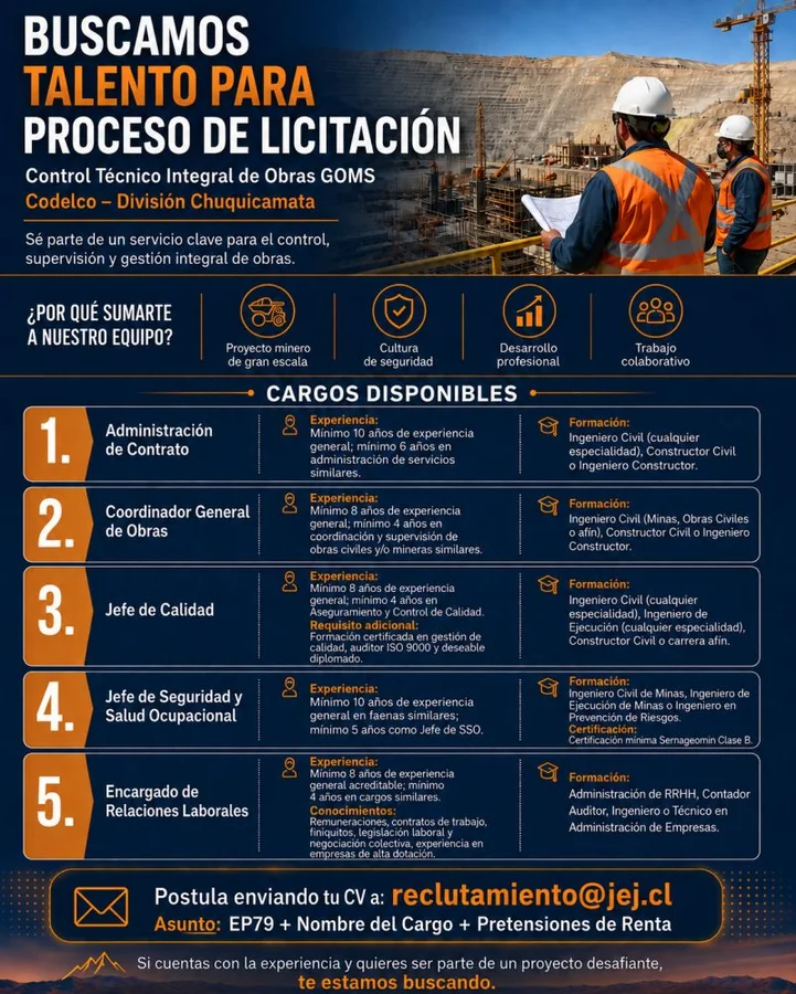 Profesionales para Control Técnico de Obras - imagen 1