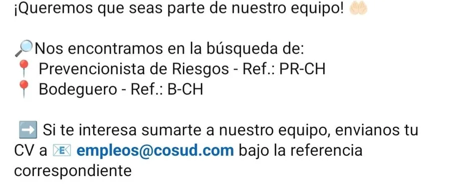 Empleos: Prevencionista de Riesgos y Bodeguero - imagen 1