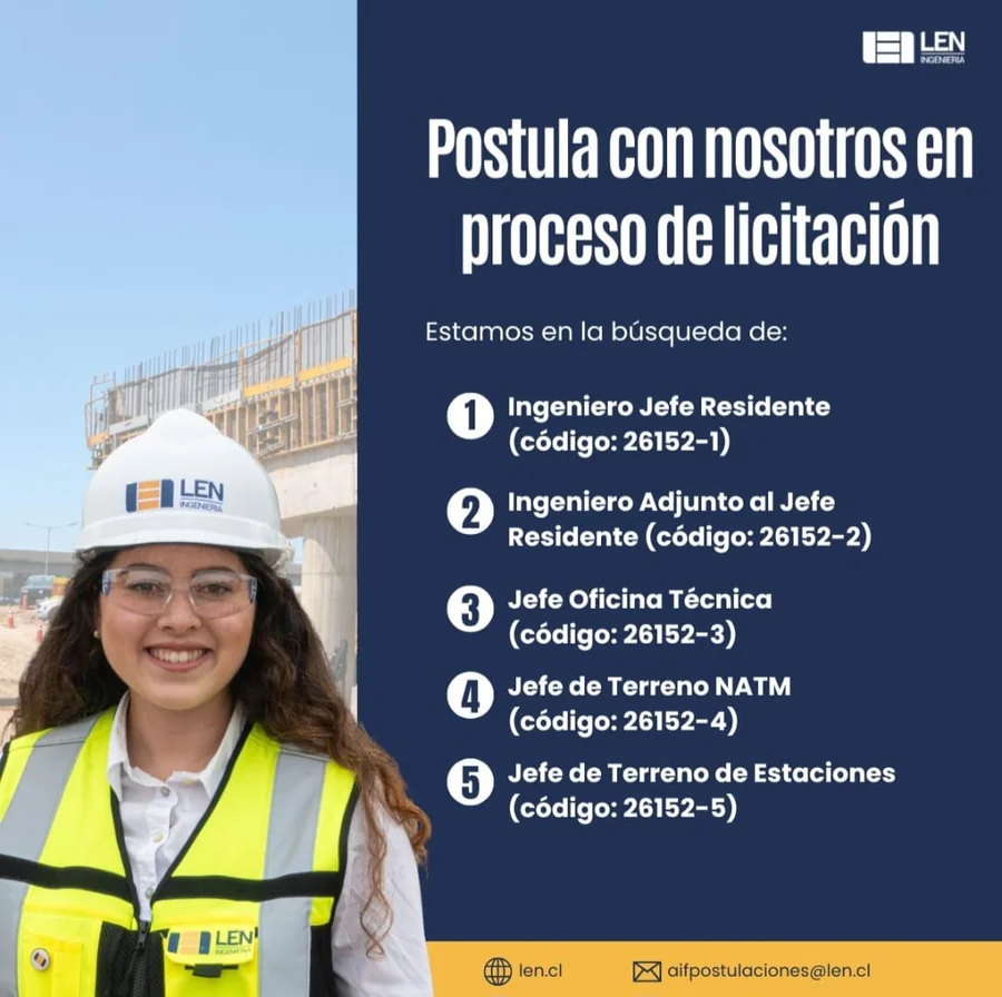 Ingenieros Jefe Residente y Jefe Oficina Técnica - imagen 1