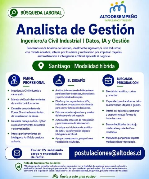 Analista de Gestión - imagen 1