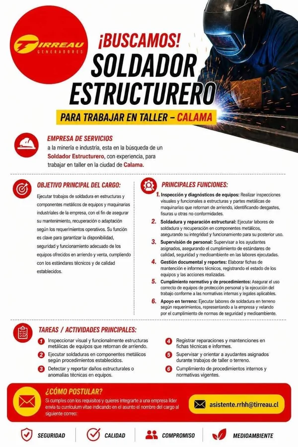 Soldador Estructurero - imagen 1