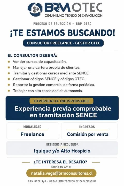 Consultor Freelance - Gestor OTEC - imagen 1