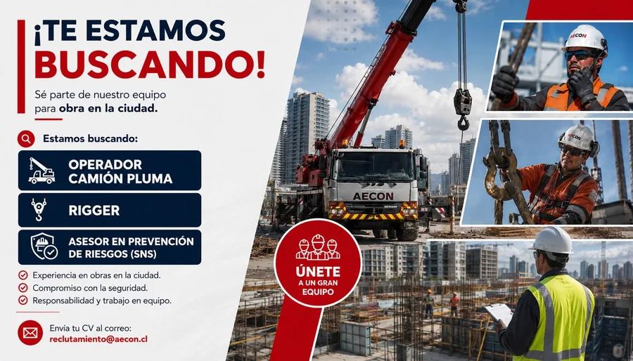 Operador Camión Pluma, Rigger y Prevencionista - imagen 1